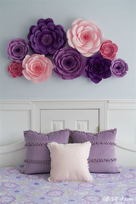 paper flower for wall decoration